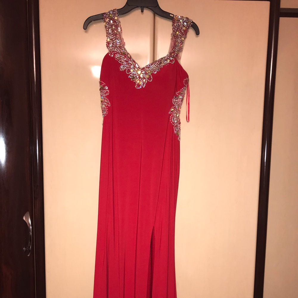 Gorgeous red dress worn once size 8
